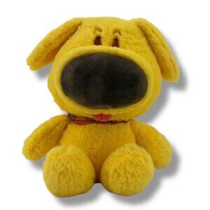 Disney Pixar Dug Dog Plush Stuffed Animal 10" Mattel  Up Movie Yellow Dog